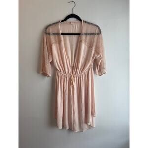 Only Hearts Venice Robe, Light Pink, Sz. L